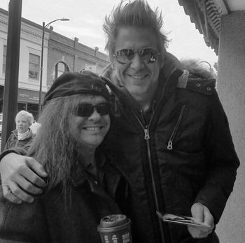 KBK and James Michael from Sixx A.M.
