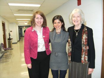 Me, Marisela Sager, and Leone Buyse at Capital, March 2011
