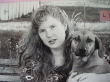 Handsome Cody, the original studio dog. He used to sing along with my vocal students. He especially enjoyed the opera singers! :)
