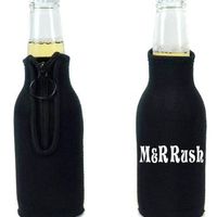 Beer Bottle Cooler Sleeve with Zipper
