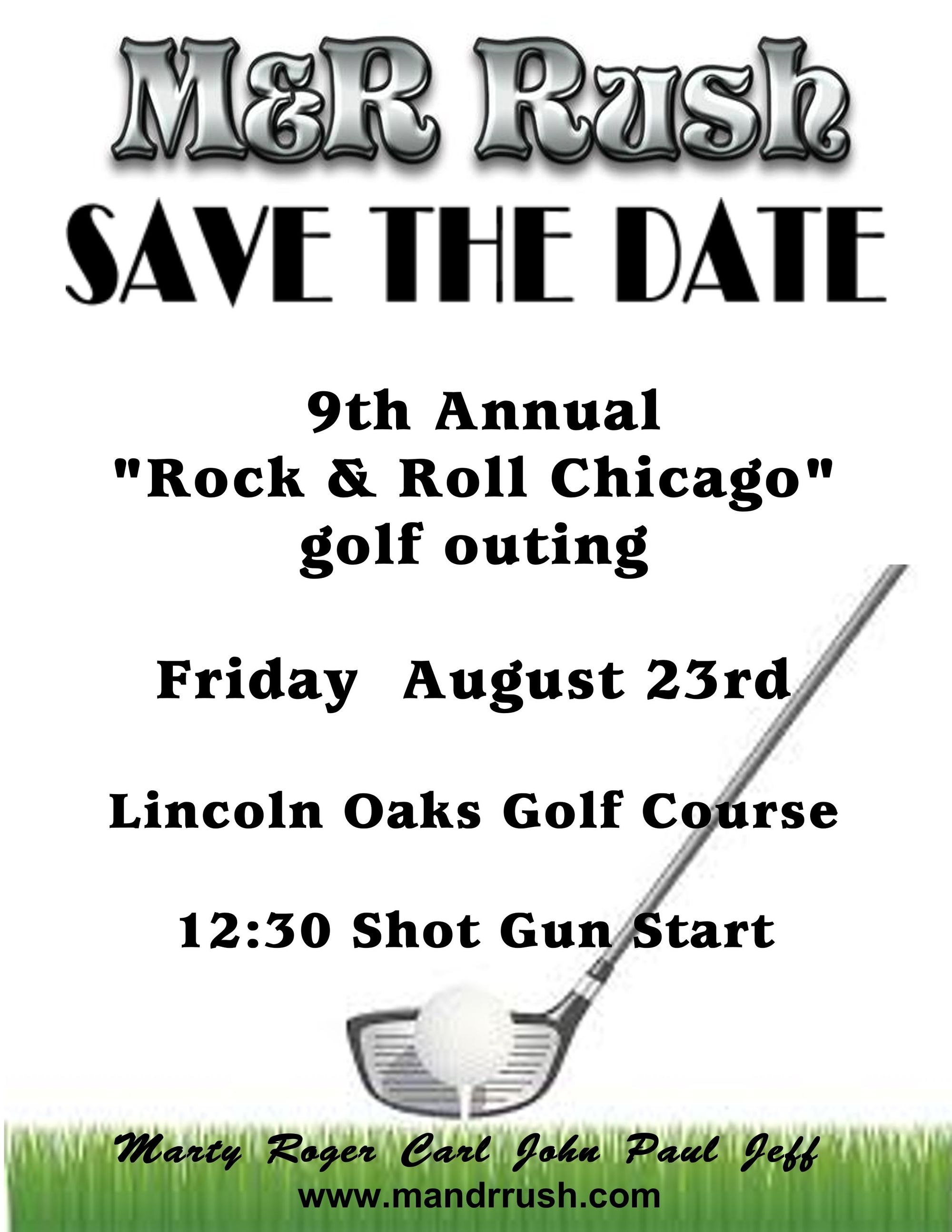 9th Annual "Rock N Roll Chicago" Golf Outing