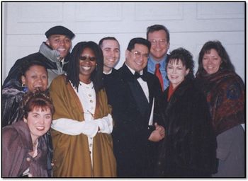 Following performance at Vice-Presidential Residence with Whoopi Goldberg, Tom Arnold & Friends
