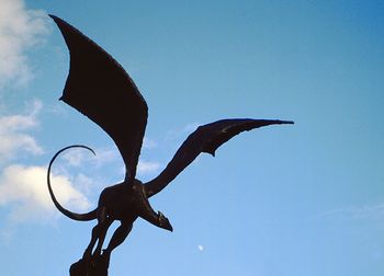 Dragon Flight 3 Bronze Sculpture
