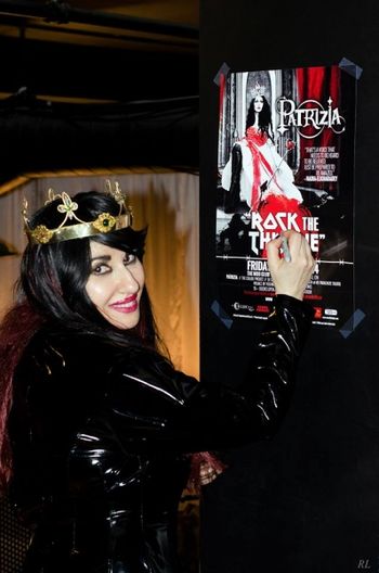 Patrizia signs Poster for fan - by Ray Lecourt
