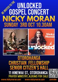 Nicky Moran Unlocked concert in Service