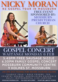 Mossburn Waitangi Day sausage sizzle and Gospel Concert