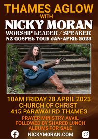 Thames Aglow with Nicky Moran worship leading & guest speaker