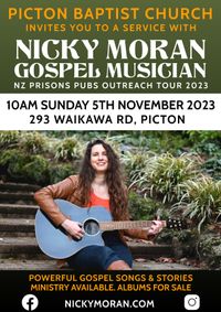 Nicky Moran Gospel Music at Picton Baptist Church