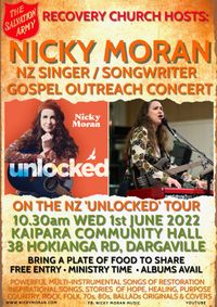 Nicky Moran Unlocked Concert Hosted by Recovery Church Dargaville