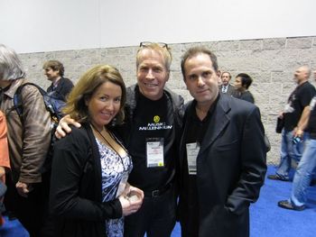 With Tracy Pain and organist Larry Goldings @ NAMM '12
