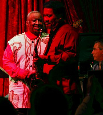 Renato and I with drum legend Bernard Purdie @ Jimmy Mak's, 4/16/10
