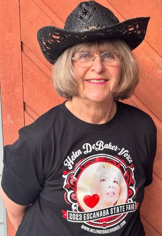 My Dear Friend "Kathy Routheaux"  The Designer & Sponsor of my 2023 UP State Fair T-Shirts. THANK YOU KATHY !