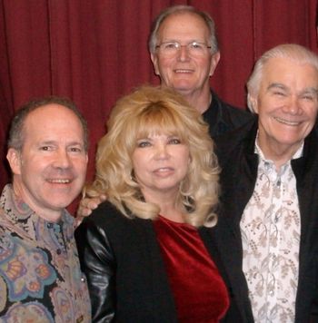 "CenterStage" members, Roger  Pirtle, Jim Tobin, Myself and Singer/Songwriter,"Dickey Lee"
