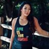 Life is for Living Ladies Tank Top