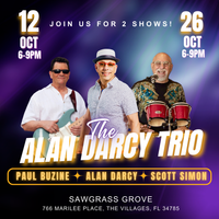 Alan Darcy Trio In Concert at SawGrass! 