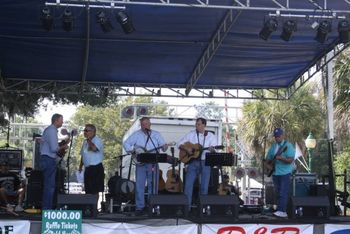 Mac Millen with the gospel/bluegrass band Graham's Turnout
