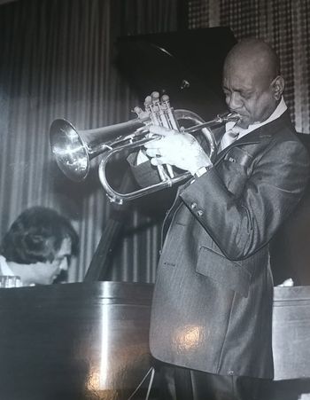 Playing with Johnny Coles at the Holiday Inn Town 1979
