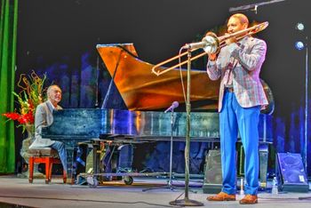 2017 Central PA Jazz Fest sitting in with Delfeayo Marsalis - (Joe Mulvery photo)

