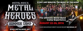 Metal Heroes Summer Camp 2016
