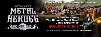 Metal Heroes Summer Camp 2018
