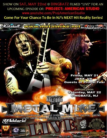 Metal Mike Tour 2010 Ad
