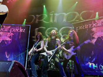 With Primal Fear At Gramercy Theater in NYC
