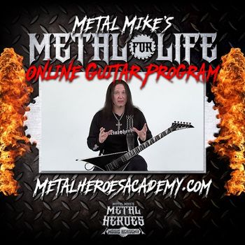 Metal For Life Online Guitar Program Launch.
