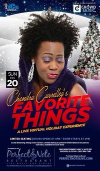 Chandra Currelley FAVORITE THINGS  A LIVE VIRTUAL HOLIDAY EXPERIENCE!