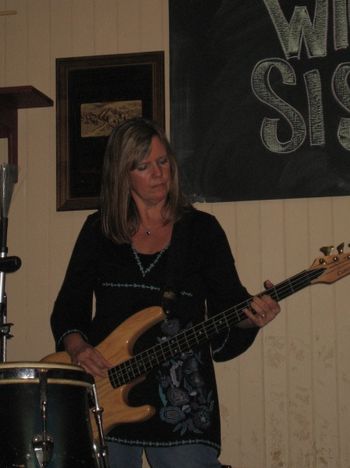 having fun on the bass!
