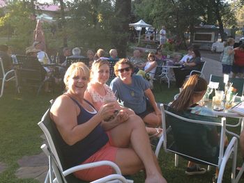 enjoying our sista tunes!
