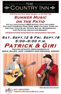 Music on the Patio - PATRICK & GIRI