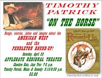 TIMOTHY - "ON THE HORSE" at Applegate Regional Theater