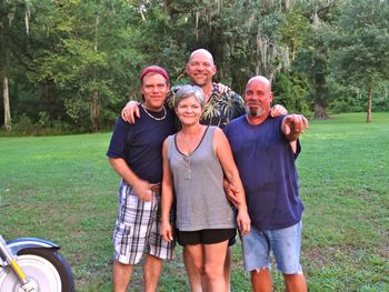 Dick's 4 kids: from left to right David, Dana, Reno and Todd (all born in Baton Rouge, Louisiana)
