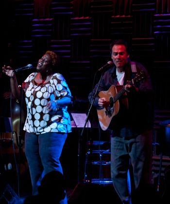 CJ, LR - Joe's Pub, 2010 (2) Photo by Kevin Yatarola
