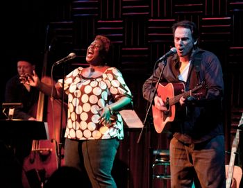 Dave, CJ, LR - Joe's Pub 2010 Photo by Kevin Yatarola
