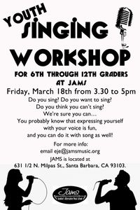Vocal workshop for young people