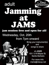 Jamming at JAMS jam session