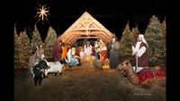 Live nativity, Live Christmas music and Love