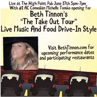 BETH TINNON’s “TAKE OUT TOUR” and OUTSIDE Dining Concert
