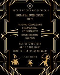 Great Gatsby costume party at Nucky’s