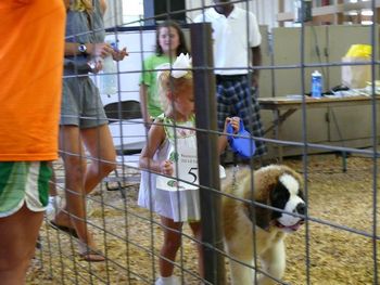 Sida Lee and her handler at 4H
