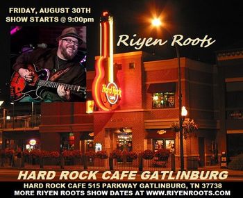 RR_at_Hard_Rock_Cafe_Gatlinburg_Tenn_August_30th_2013_Poster_by_RR
