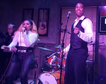 KP and The Classics onstage somewhere (July 2022)
