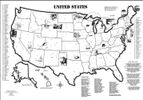 USA Map (25"x36")