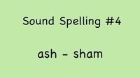 Sound Spelling #4 mp4 video