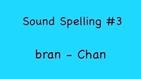 Sound Spelling #3 mp4 video