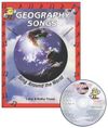 Geography Songs CD Kit (book, CD, world map)