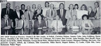 1992 SHOF Board of Directors
