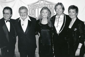 Bobby with Frankie Laine, Judy Collins, John Denver & Maureen McGovern
