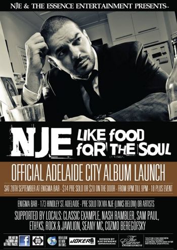 NJE Like Food for the Soul - Album Launch
